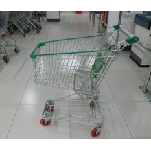 Asian Style Supermarket Rolling Shopping Trolley Cart